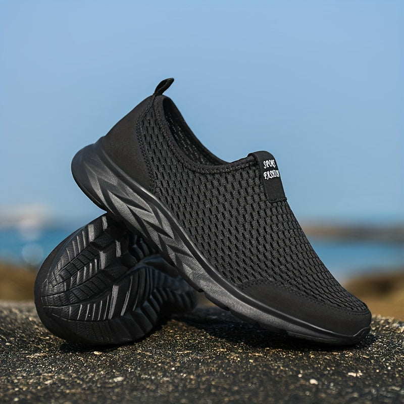 Herrar Sportiga Slip-On Sneakers för Träning och Fritid