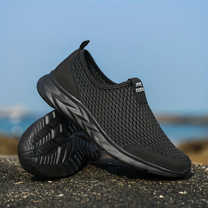 Herrar Sportiga Slip-On Sneakers för Träning och Fritid