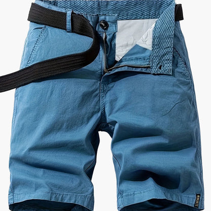 Herr Bermuda Shorts med Bälte – Avslappnad Stil för Sommar och Fritid