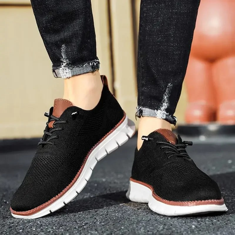 Herr Sneakers Sportig Låg Profil Vardagsstil