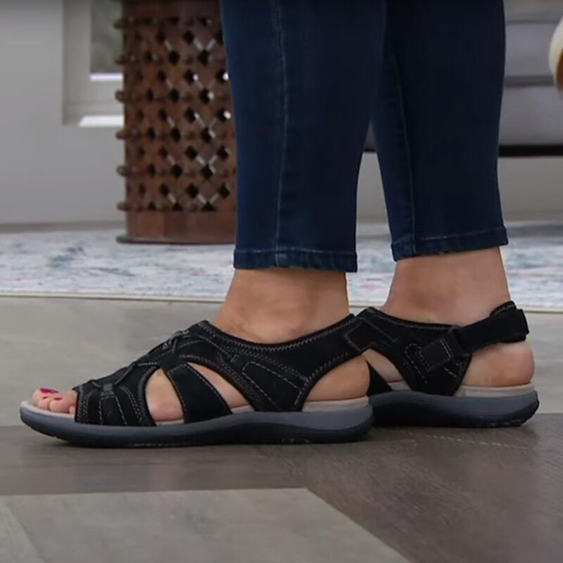 Dam Sandaler Ortopediska Justerbara Bekväma Promenadsandaler