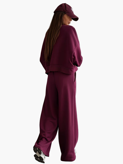 Damset Lounge Oversize – Sportig & Bekväm Träningsdräkt för Vardagsbruk