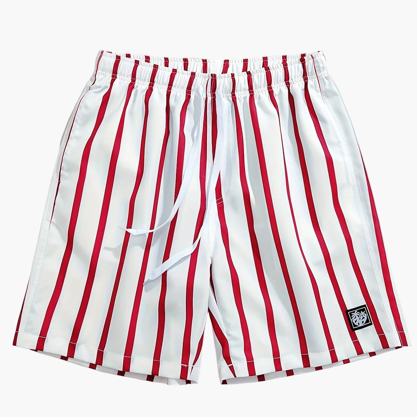 Herrshorts med ränder, avslappnad stil, perfekta för sommar och fritid