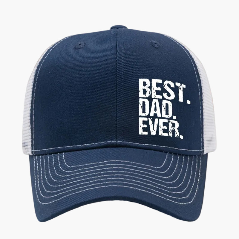 Herrkeps truckermodell med text – Best Dad Ever – Perfekt present till pappa