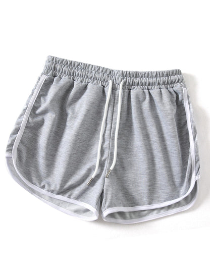 Damers sportiga träningsshorts med dragsko – perfekt för träning och fritid