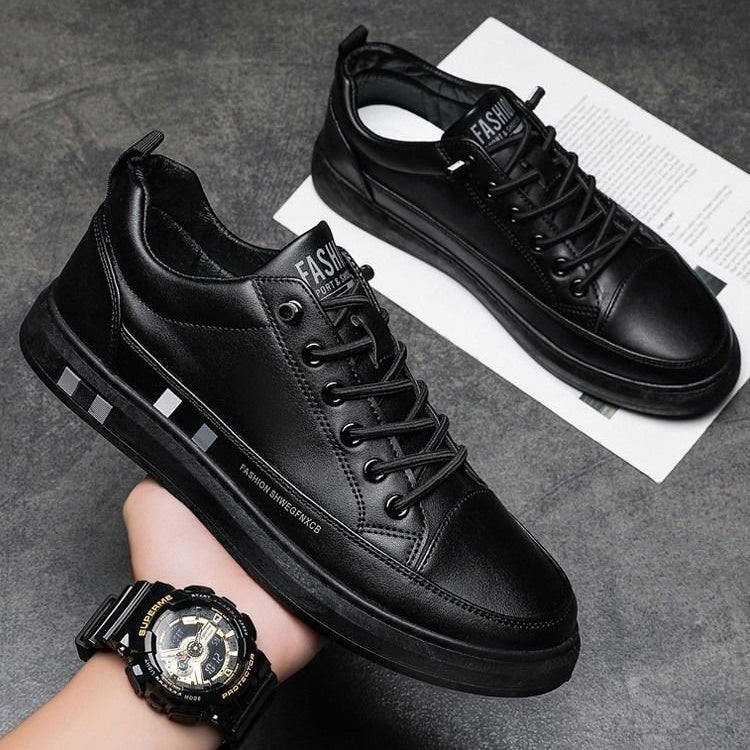 Herr Sneakers Mode Skor med Komfort och Stöd för Vardag och Arbete