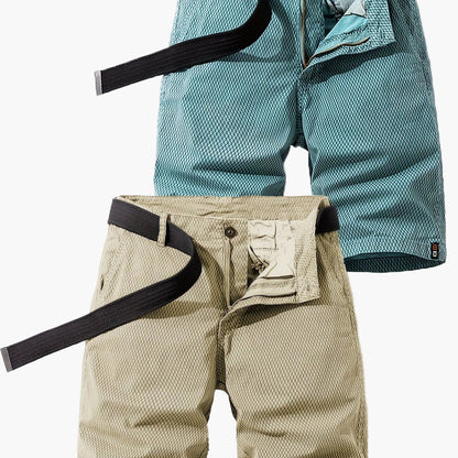 Herrshorts med bälte – Avslappnade och stilrena shorts för vardag och fritid