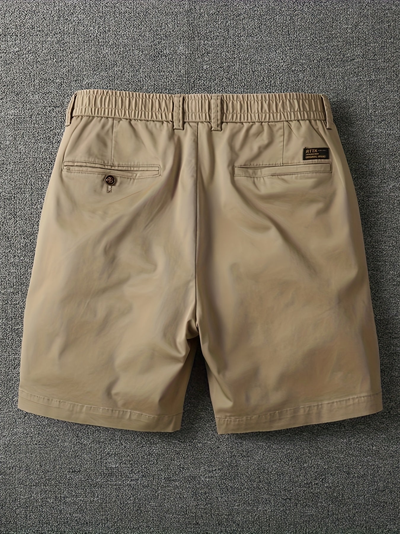 Herrarnas klassiska vardagsshorts med elastisk midja – stilrena och bekväma för fritid och stadsliv