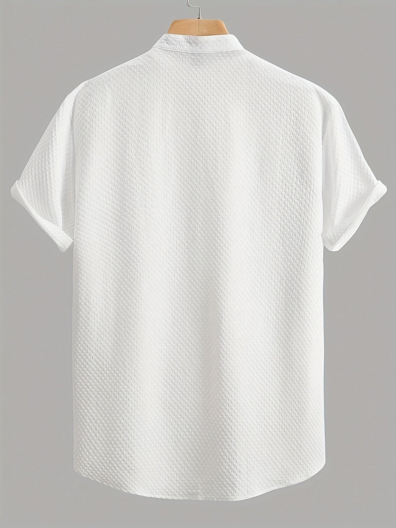 Herr Skjorta Kortärmad Casual Med T-shirt Layered Look, Perfekt För Sommar