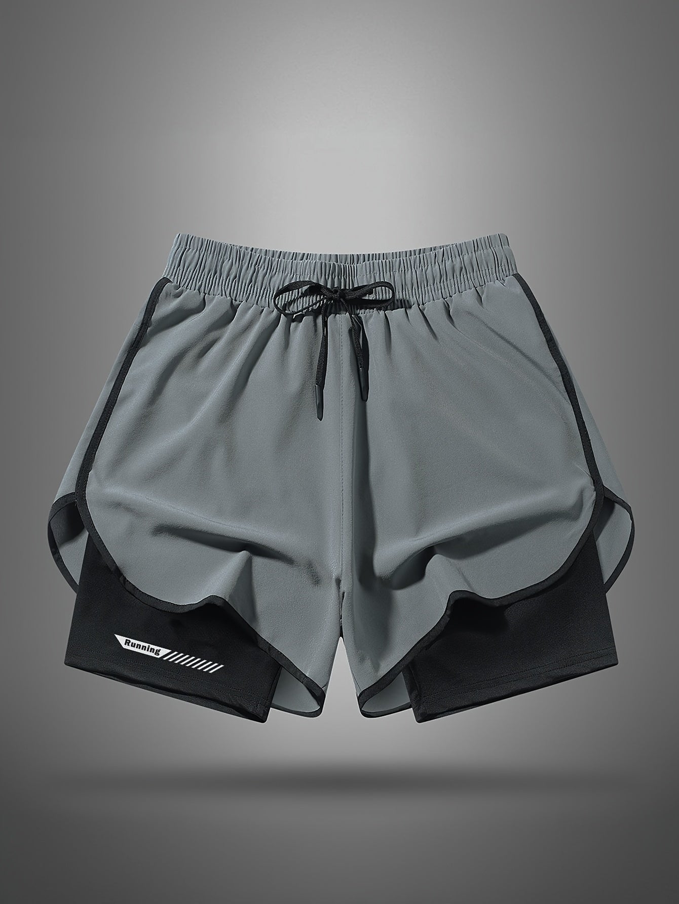 Herr Sportshorts med Innerbyxa – Löpning och Träning