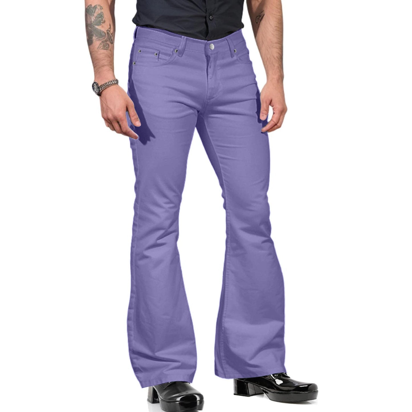 Charles – Casual Bell-bottom Byxor för Män