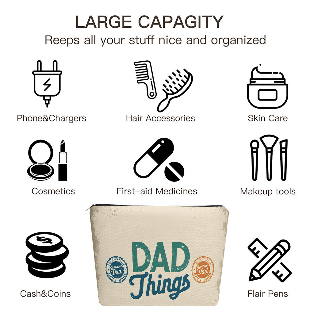Necessär för herr – Vintage stil – Förvaring av "Dad Things" – Perfekt present till pappa