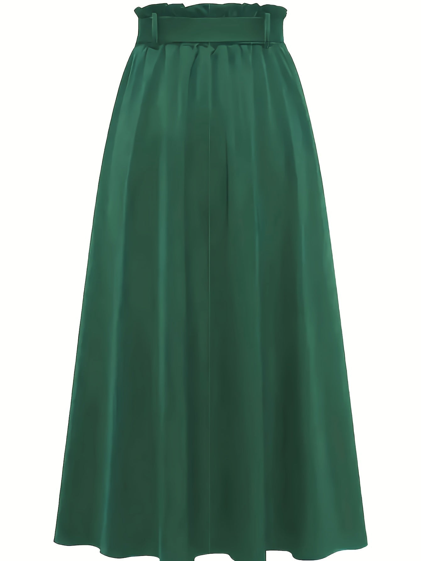 Dam Kjol Midja med Knytband Elegant A-Linje Vardagsstil