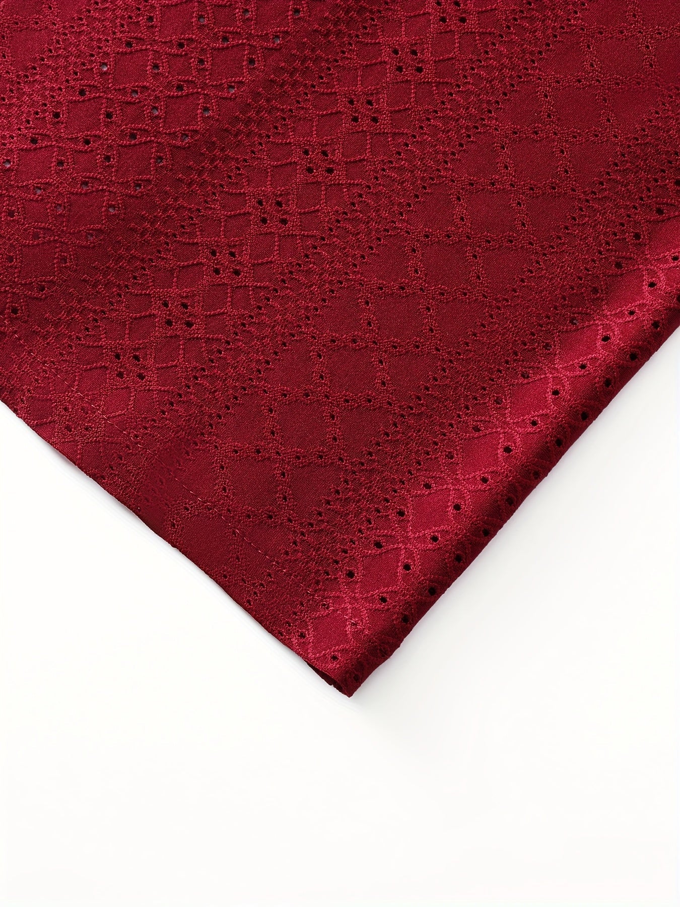 Herr Skjorta Kortärmad Modern Skjortjacka Med Broderat Mönster För Sommar och Semester