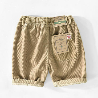 Herrshorts i corduroy – Modern stil och avslappnad komfort för vardagsbruk
