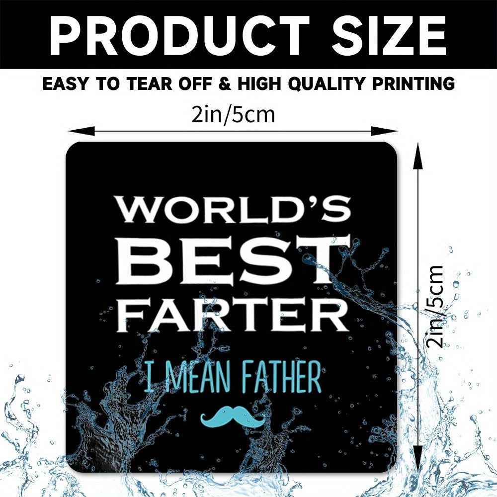 Herrarnas roliga presentljus - World's Best Farter (I Mean Father) - Perfekt för fars dag eller födelsedag