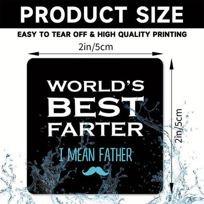 Herrarnas roliga presentljus - World's Best Farter (I Mean Father) - Perfekt för fars dag eller födelsedag