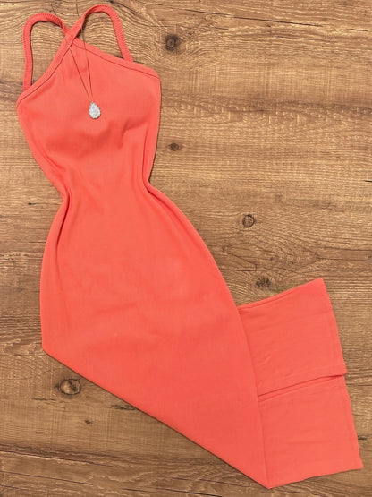 Dam Bodycon Halterneck Midiklänning för Sommar och Fest