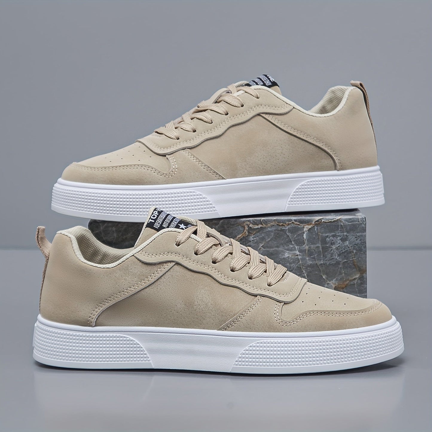 Herrsneakers med låg profil – Trendig och bekväm vardagssko för män