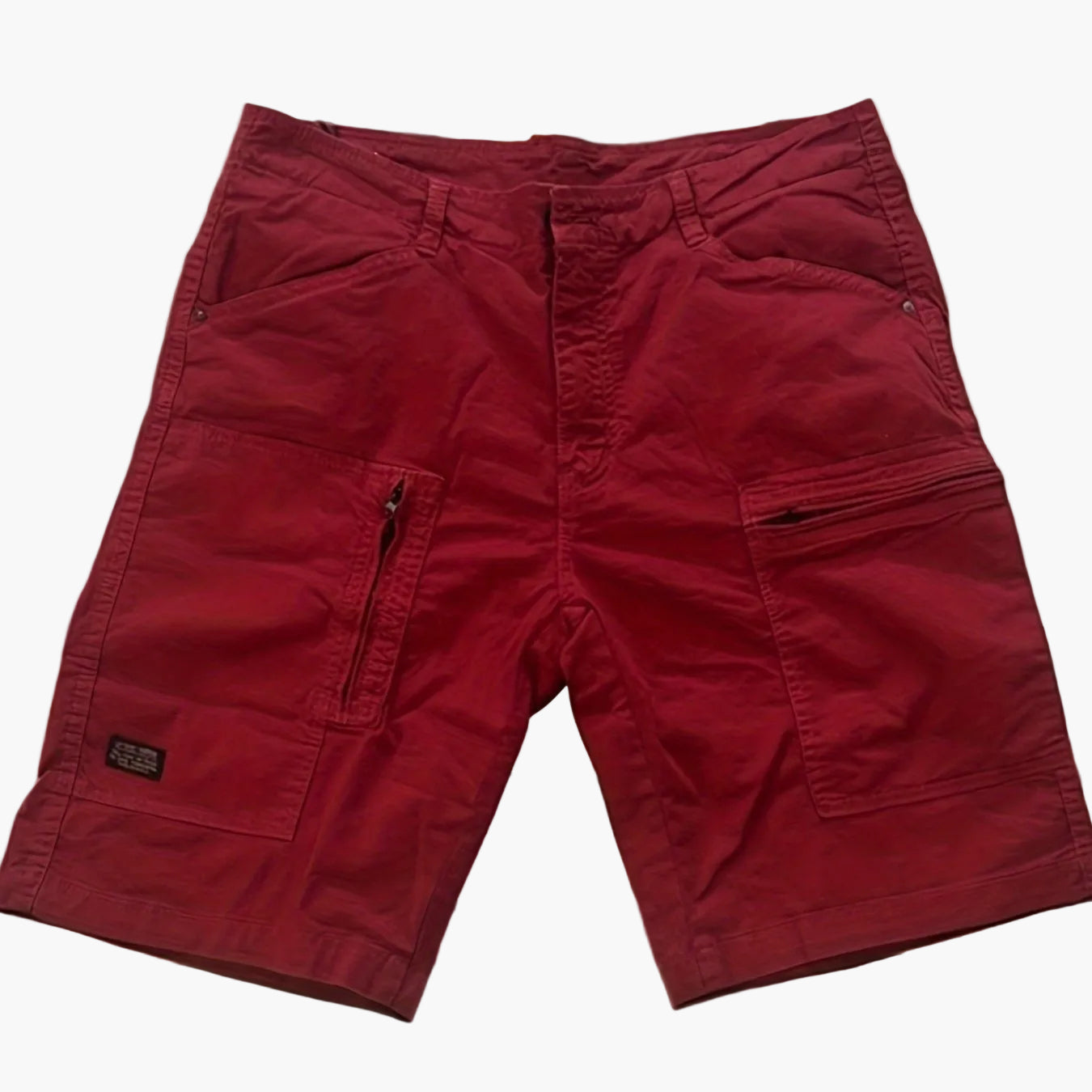 Herr Cargo Shorts med Flera Fickor för Sommar och Fritid