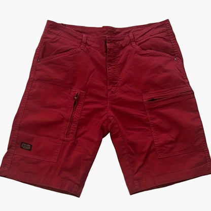 Herr Cargo Shorts med Flera Fickor för Sommar och Fritid