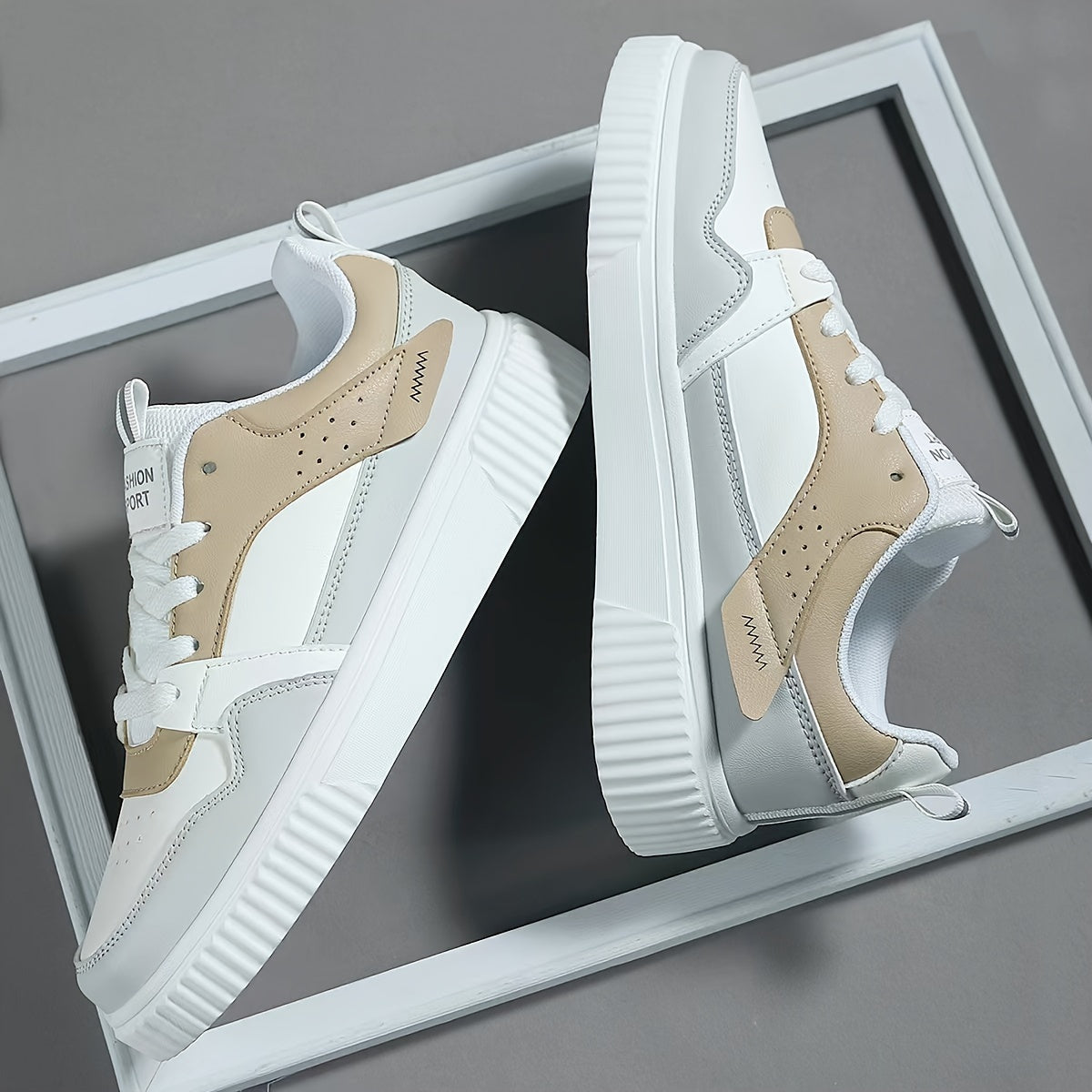 Herr Sneakers Modern Streetstil Vardagsskor