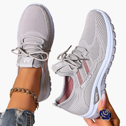 Dam Sneakers Sportiga Låga Löparskor Vardagsstil