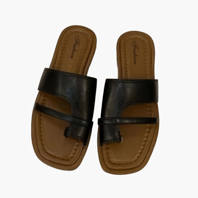 Dam Sandaler Platta Slip-in Sommarskor för Vardag och Semester