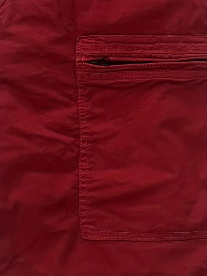 Herr Cargo Shorts med Flera Fickor för Sommar och Fritid