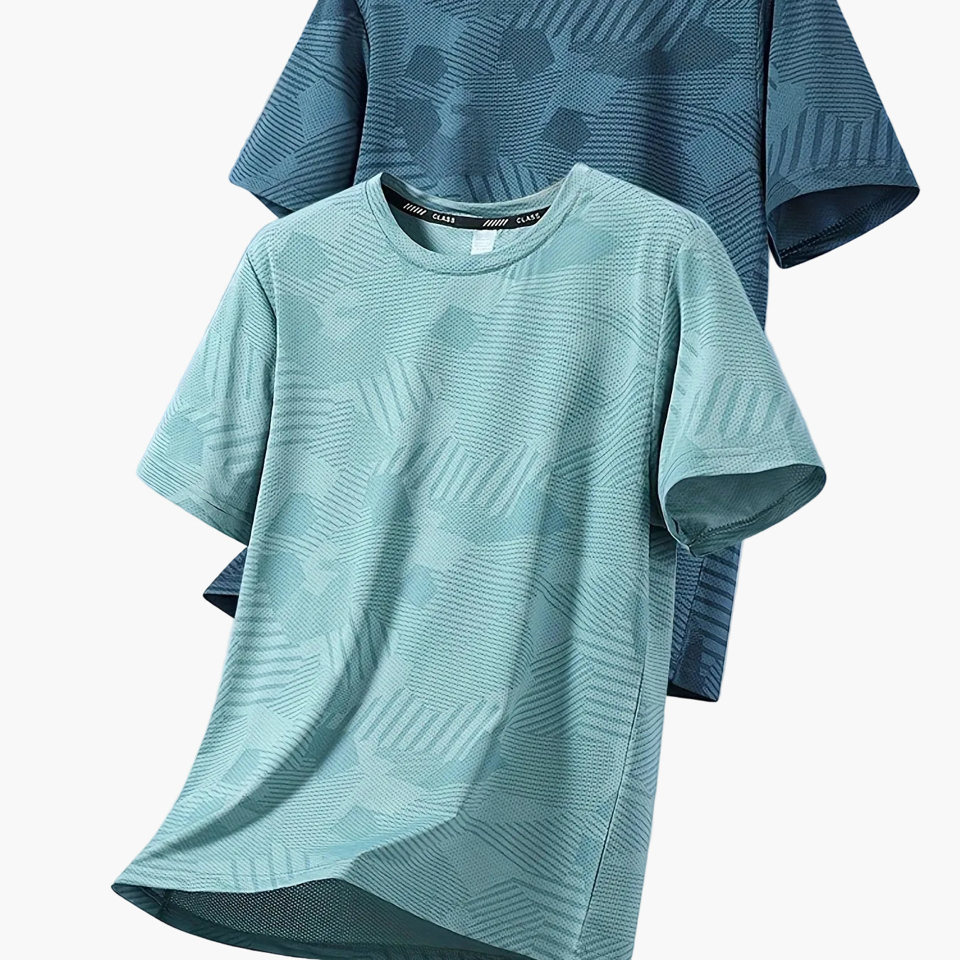 Herr T-shirt Set – Avslappnad Tropisk Stil, Perfekt för Vardagsbruk och Semester
