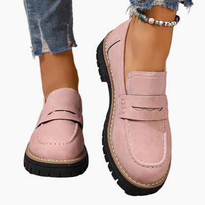 Damloafers med grov sula och modern design – Perfekta vardagsskor för stil och komfort
