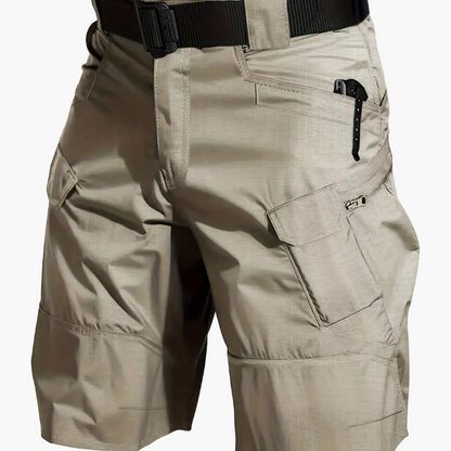 Herrar Taktiska Shorts med Flera Fickor och Bälte – Perfekta för Vandring & Utomhusaktiviteter