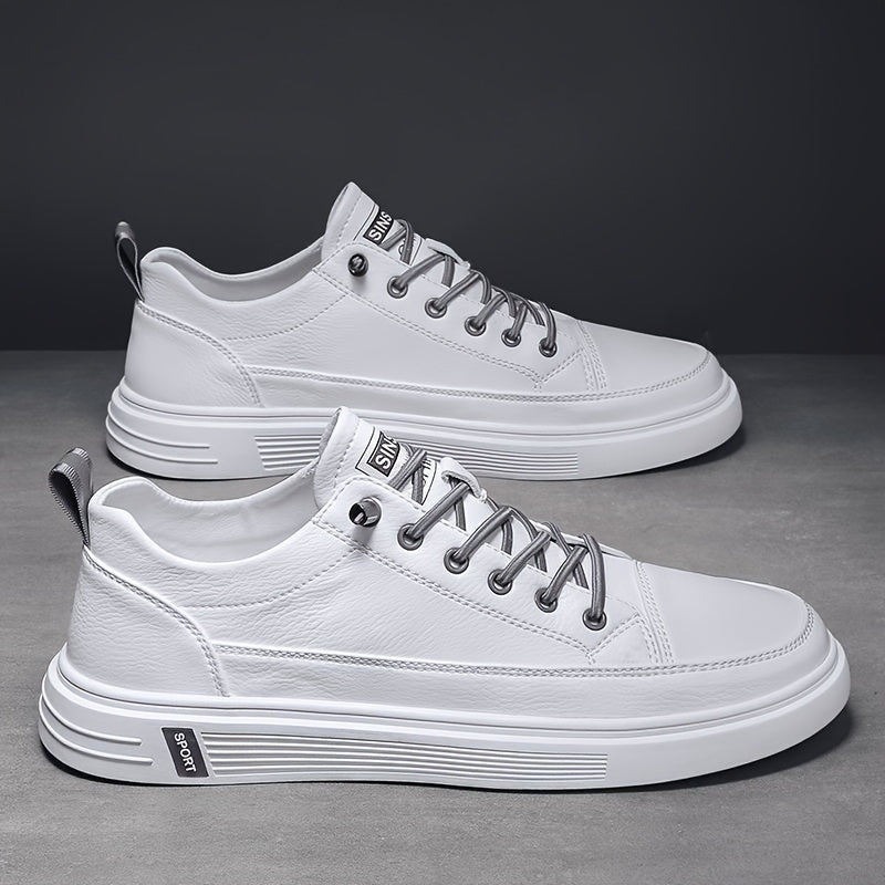 Herr Sneakers Låga Sportiga Vardagsskor Modern Streetstil