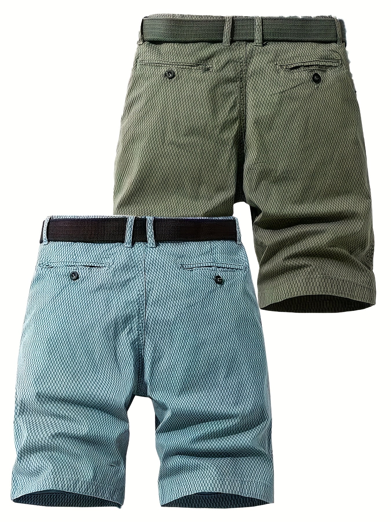 Herrshorts med bälte – Avslappnade och stilrena shorts för vardag och fritid
