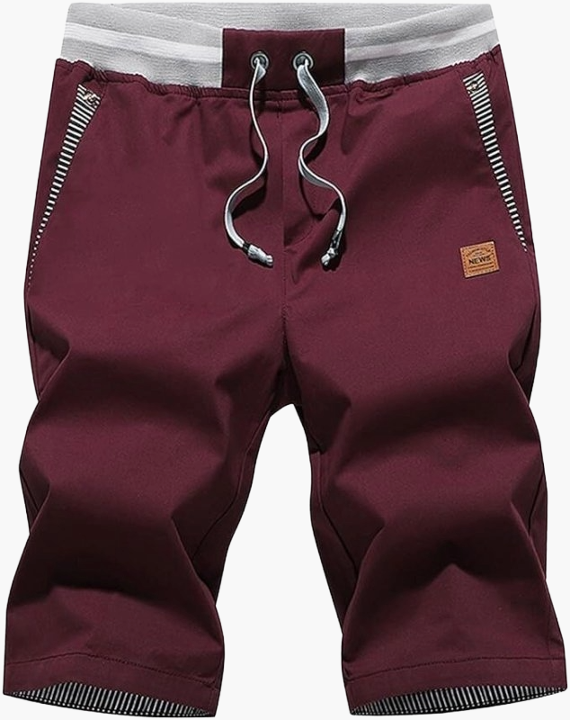 Herr Shorts Knälånga Avslappnade Chinos för Sommar och Fritid