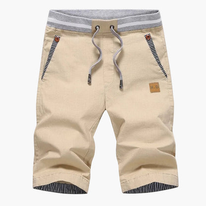 Herr Shorts Knälånga Avslappnade Chinos för Sommar och Fritid