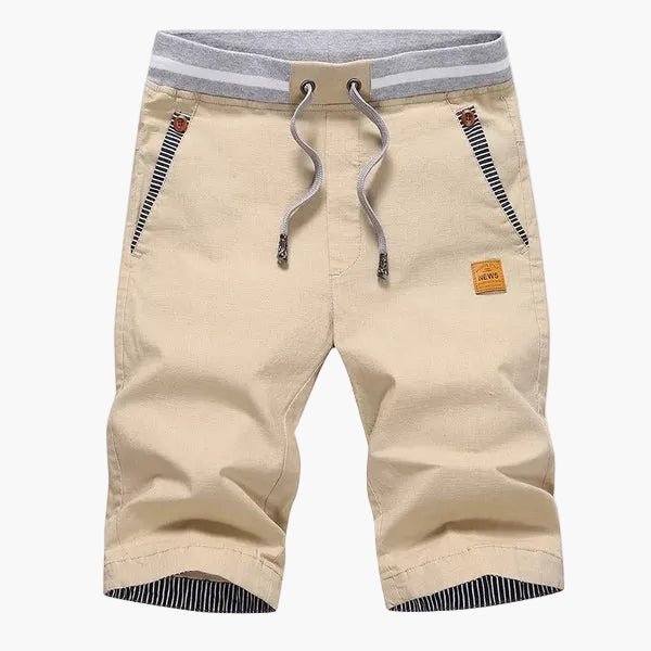Herr Shorts Knälånga Avslappnade Chinos för Sommar och Fritid