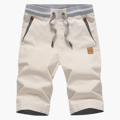 Herr Shorts Knälånga Avslappnade Chinos för Sommar och Fritid