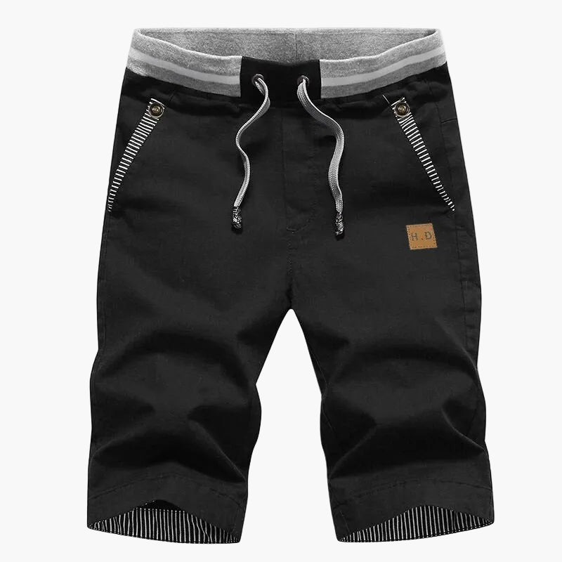 Herr Shorts Knälånga Avslappnade Chinos för Sommar och Fritid