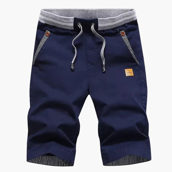 Herr Shorts Knälånga Avslappnade Chinos för Sommar och Fritid