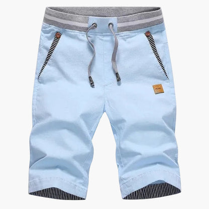 Herr Shorts Knälånga Avslappnade Chinos för Sommar och Fritid