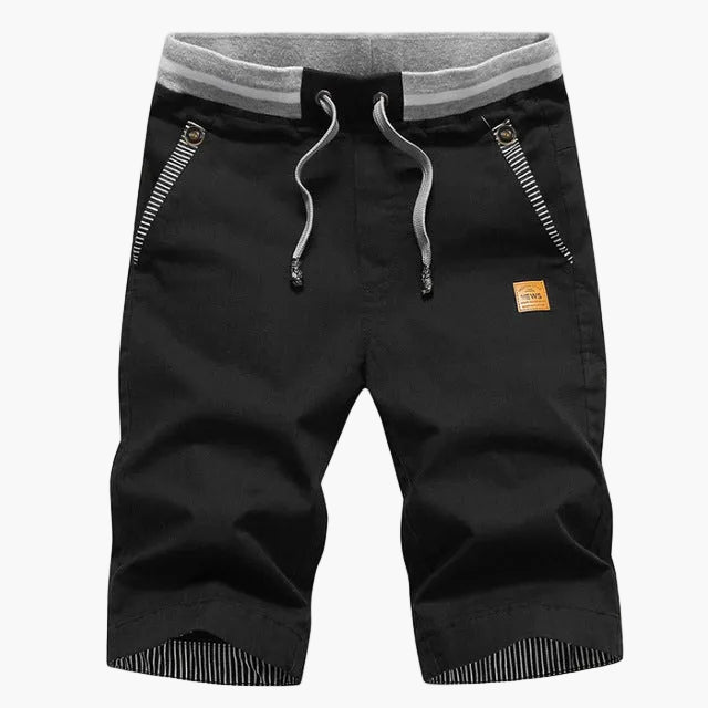 Herr Shorts Knälånga Avslappnade Chinos för Sommar och Fritid