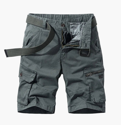 Herr Cargo Shorts med Flera Fickor för Vardag och Fritid
