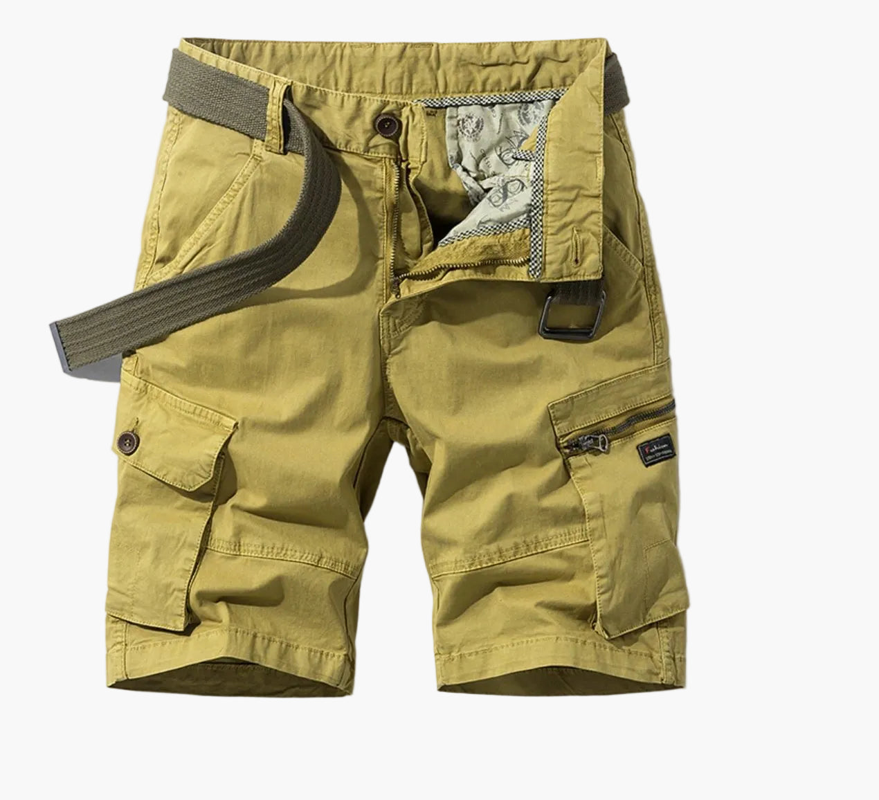 Herr Cargo Shorts med Flera Fickor för Vardag och Fritid