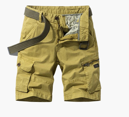Herr Cargo Shorts med Flera Fickor för Vardag och Fritid