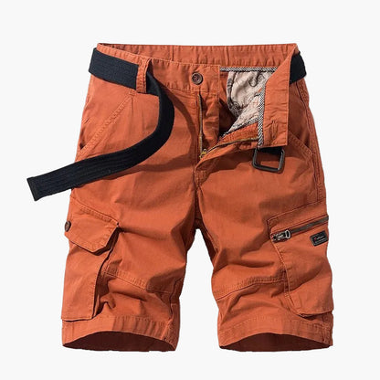 Herr Cargo Shorts med Flera Fickor för Vardag och Fritid