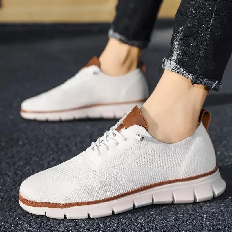 Herr Sneakers Sportig Låg Profil Vardagsstil