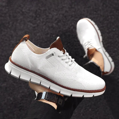 Herr Sneakers Sportig Låg Profil Vardagsstil