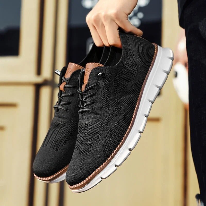 Herr Sneakers Sportig Låg Profil Vardagsstil