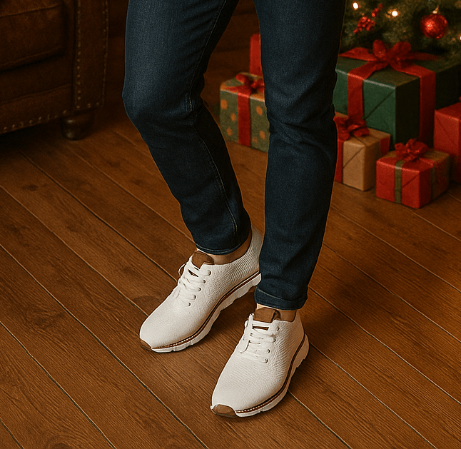 Herr Sneakers Sportig Låg Profil Vardagsstil